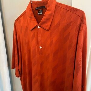 Men's Orange/Red Polo Shirt